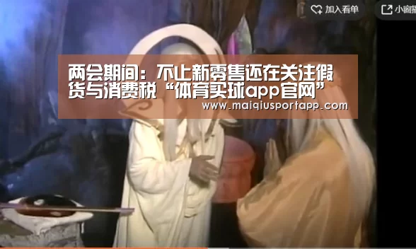 两会期间:不止新零售还在关注假货与消费税“体育买球app官网”(图1) 体育买球app